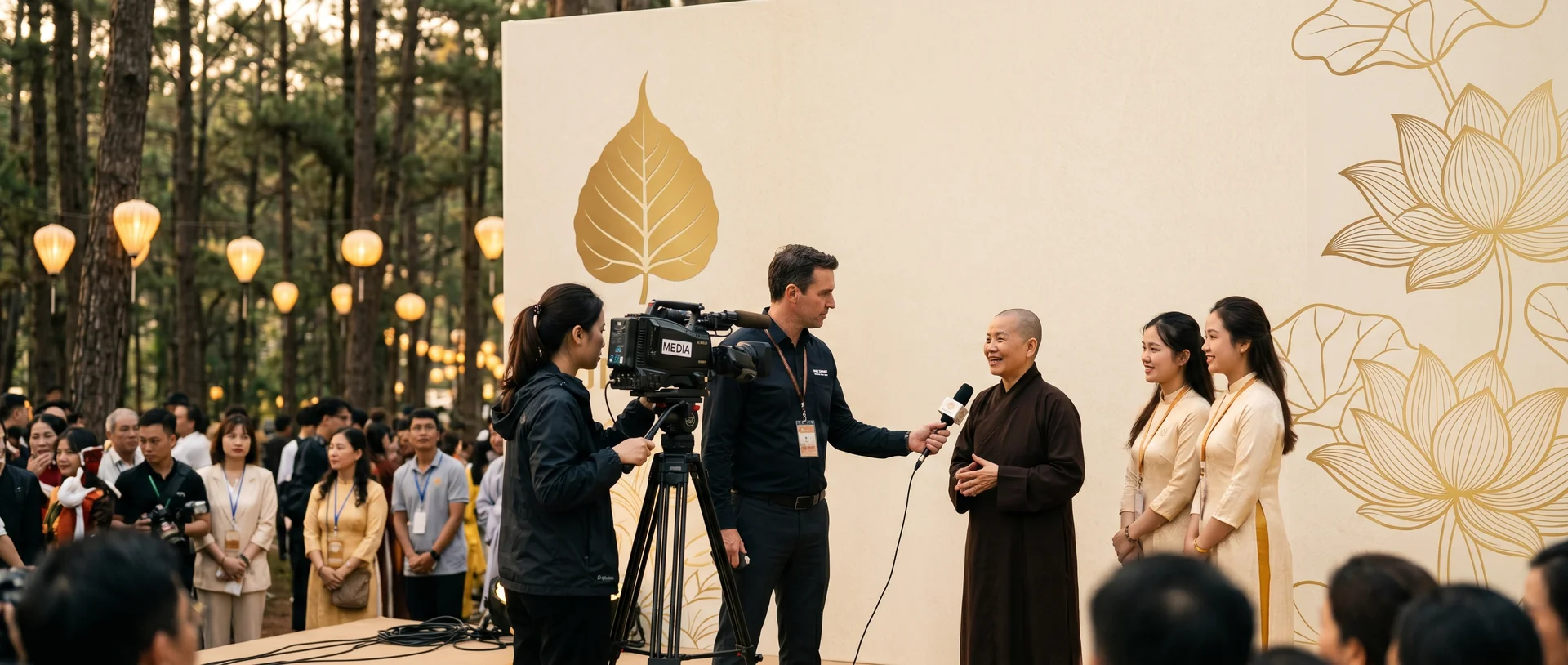 Báo chí phỏng vấn sự kiện